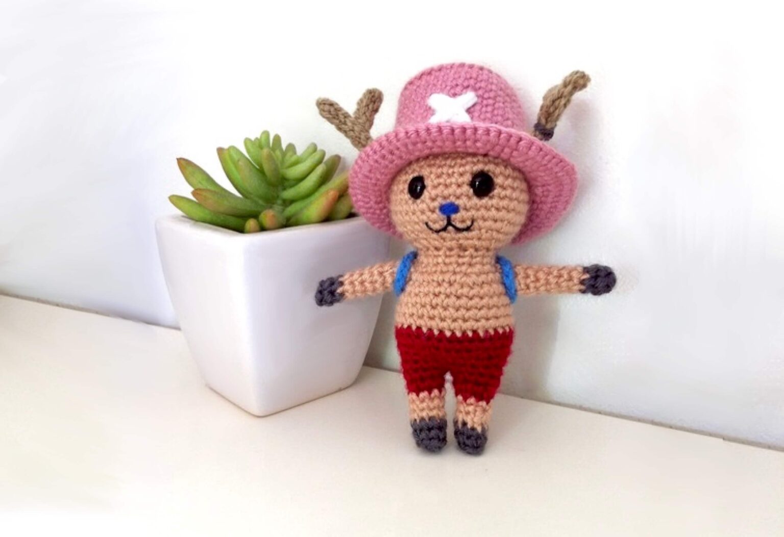 Tony Tony Chopper One Piece crochet pattern 53stitches