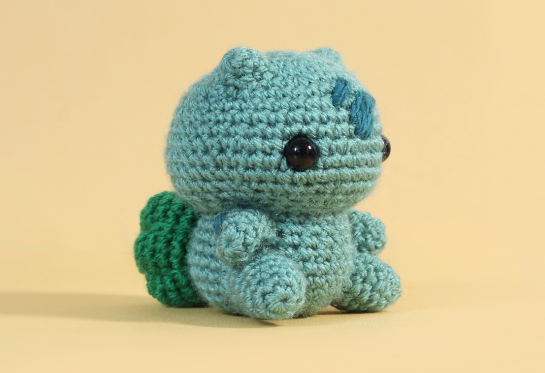Free Bulbasaur crochet pattern - 53stitches