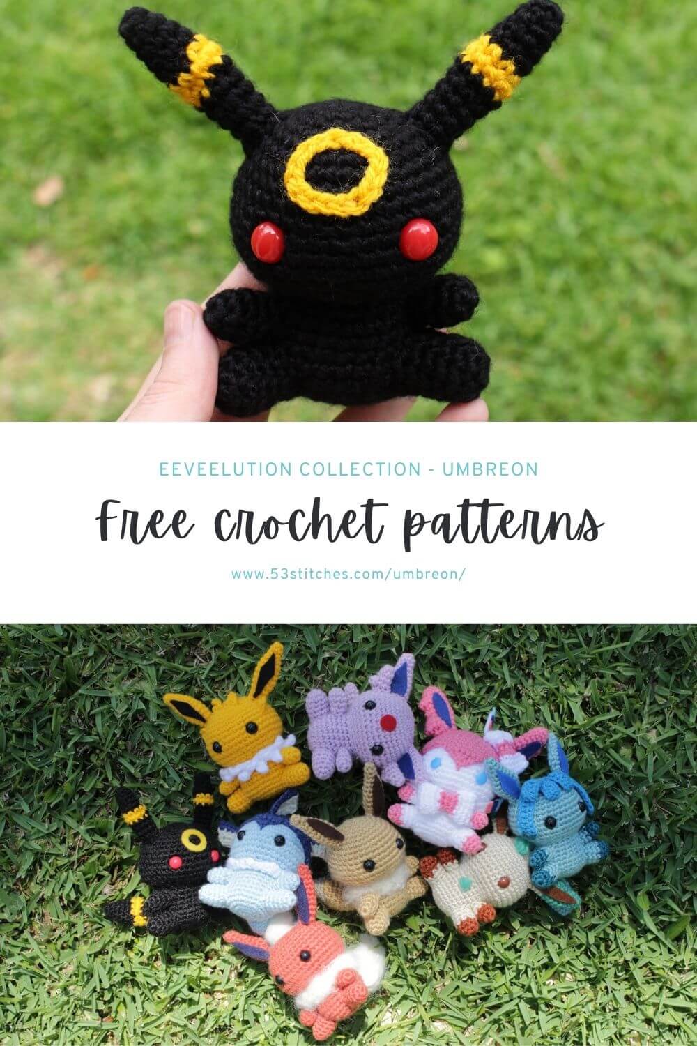 Umbreon crochet pattern