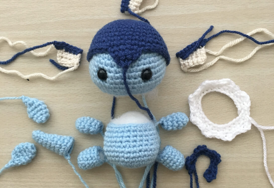 Stitch and Ukulele Amigurumi Crochet Doll Pattern – Medaami Patterns