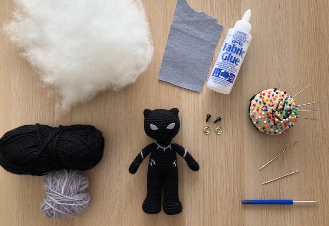 Beginners Crochet Kit, Fox Crochet Kit with Yarn, Polyester Fiber, Crochet  Hooks