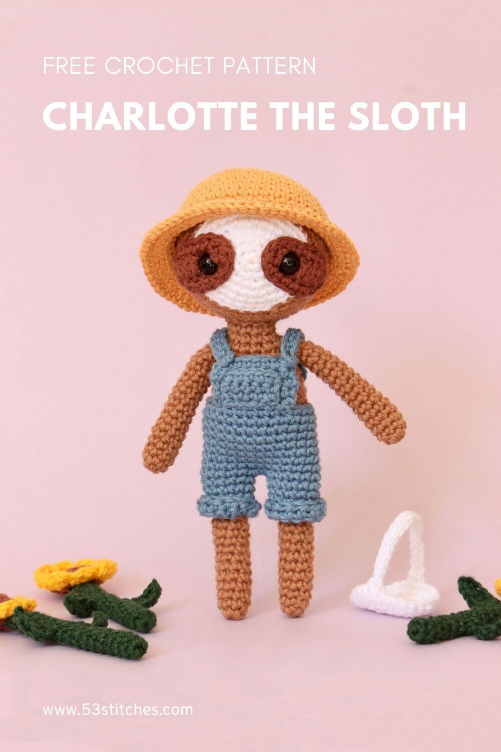 Sloth crochet pattern free