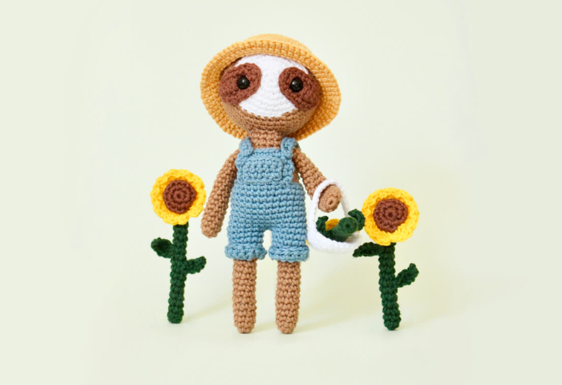 Crochet Pattern: Sloth Crochet Hook Case