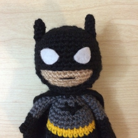 Free Batman crochet pattern - 53stitches