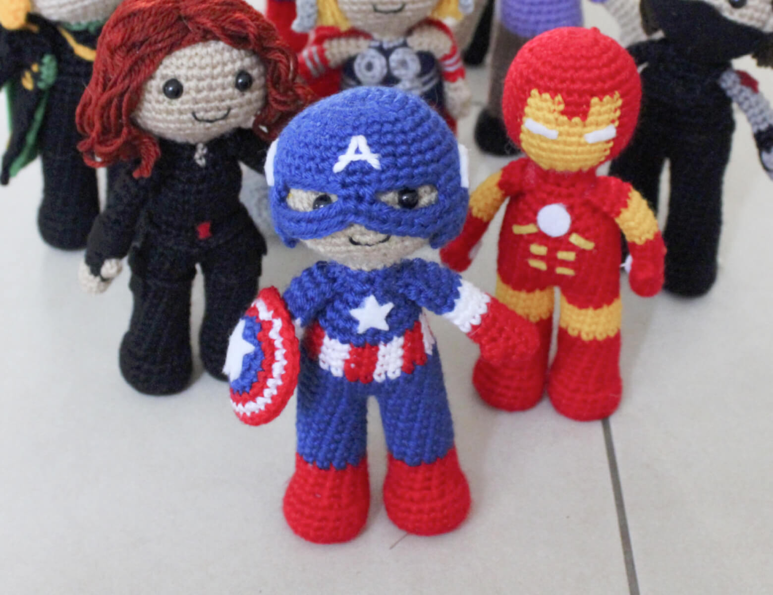 Captain America free crochet pattern marvel avengers